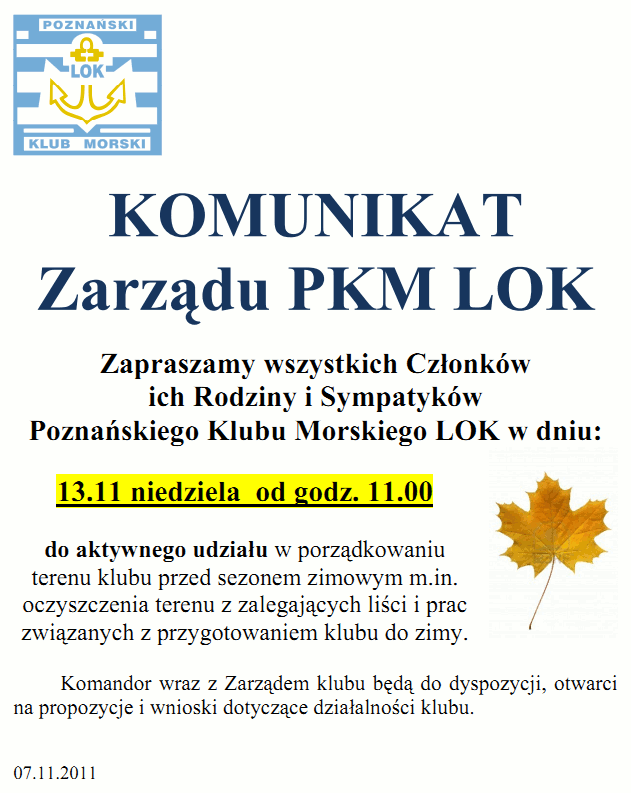 Porz?dkowanie klubu