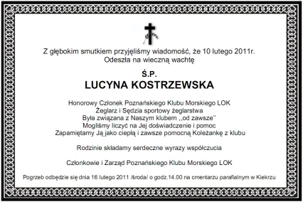 Klepsydra Lucyny Kostrzewskiej